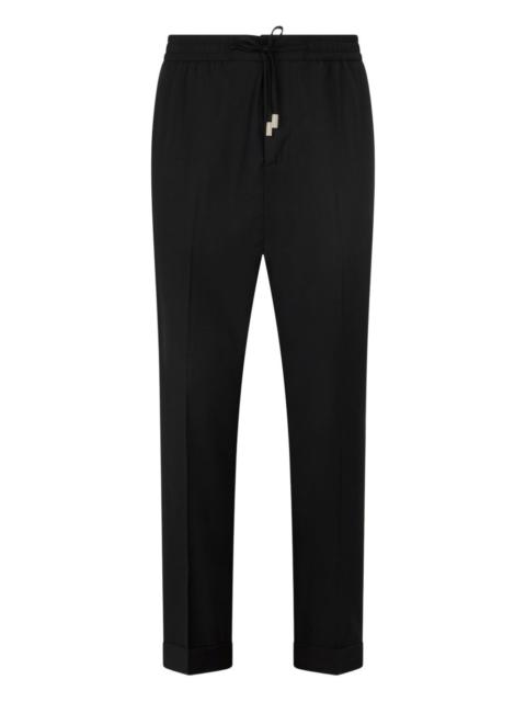 PHILIPP PLEIN pleated drawstring trousers