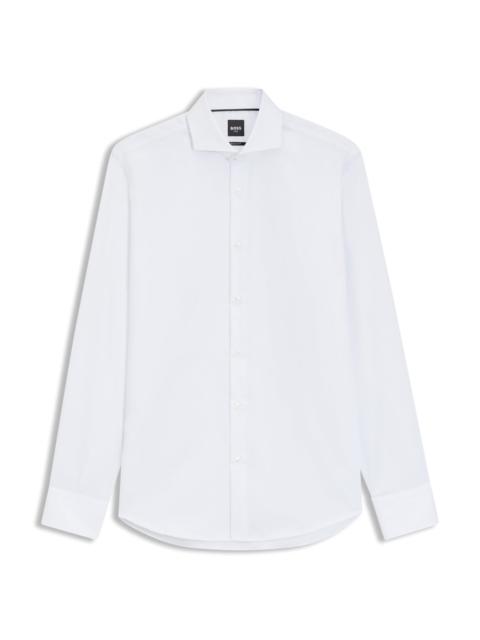 BOSS REGULAR-FIT SHIRT IN WRINKLE-RESISTANT OXFORD COTTON