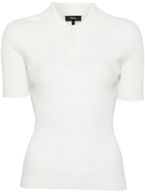 Theory ribbed polo shirt