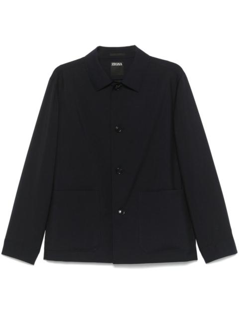 ZEGNA buttoned shirt jacket