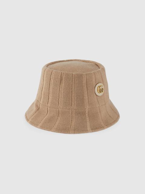 GUCCI Wool hat with Double G