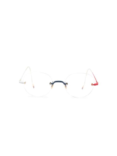 Thom Browne oval-frame glasses