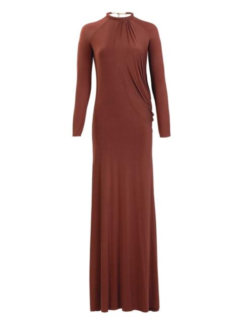 SILVIA TCHERASSI Lais draped long-sleeve maxi dress