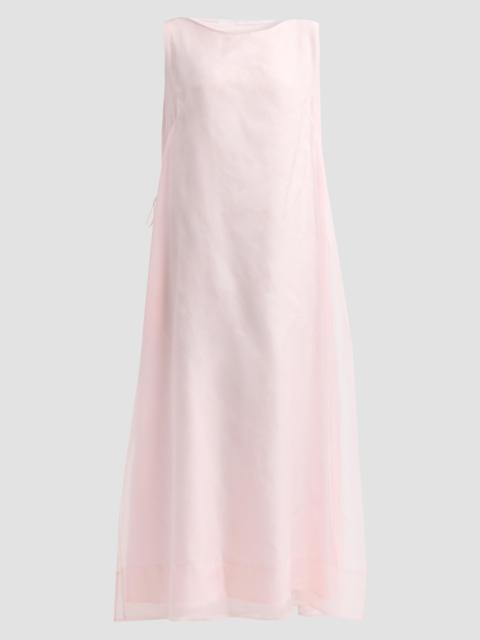 Altuzarra Women's Jools Silk Boatneck Shift Midi Dress - Ballerina