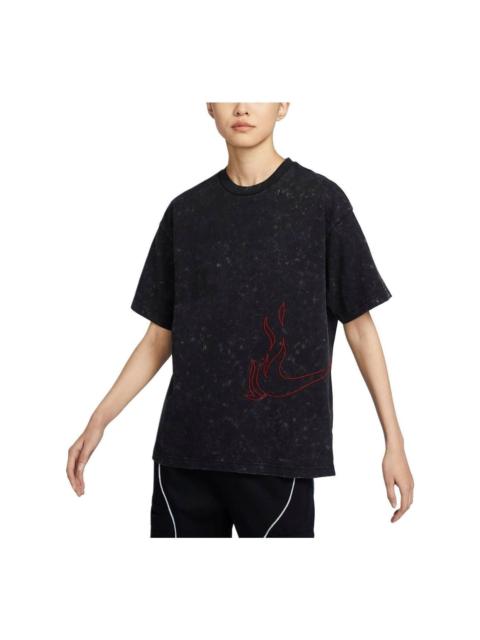 Nike Nike Lunar Year Dragon T-shirt (Asia Sizing) 'Washed Black' FZ7625-010
