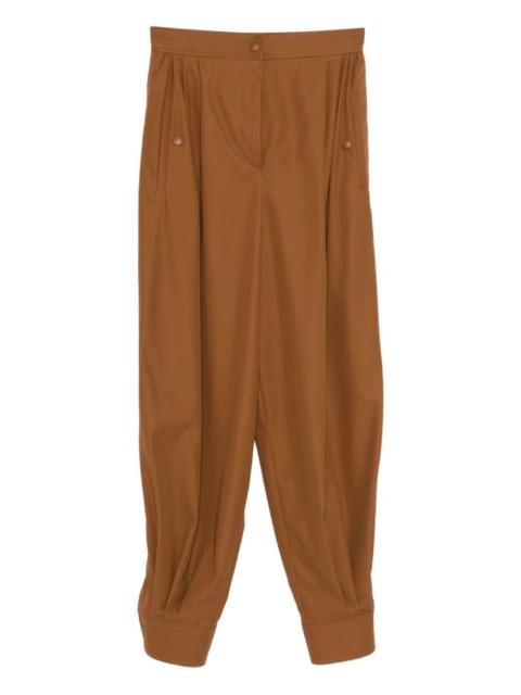 Max Mara cotton pleated trousers
