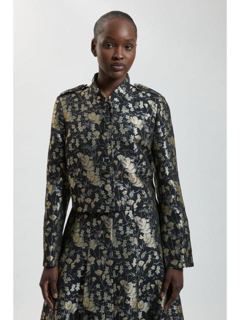 KAREN MILLEN Jacquard Button Tailored Jacket