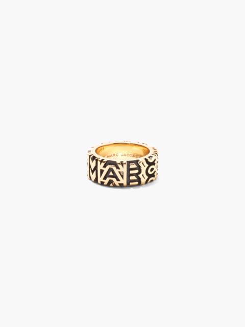 Marc Jacobs THE MONOGRAM ENGRAVED RING
