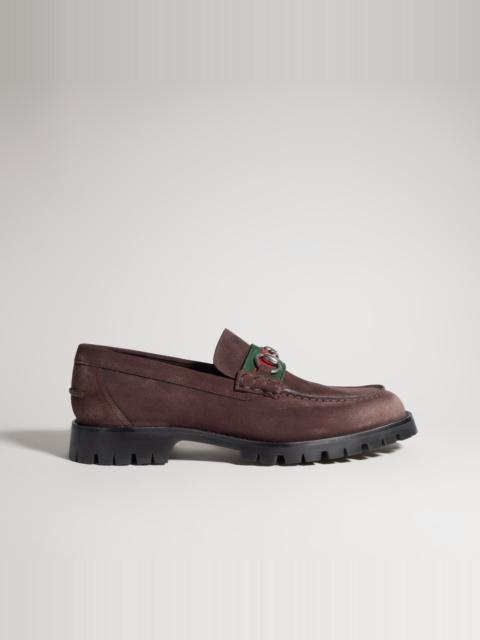 GUCCI Men's loafer with Horsebit and lug sole