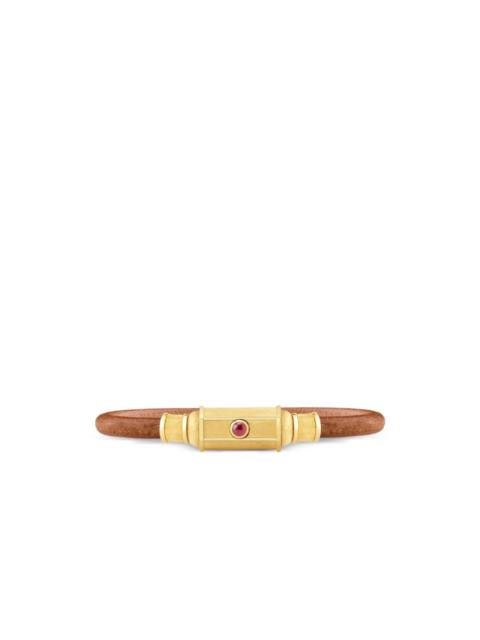 MARIE LICHTENBERG ruby locket bracelet