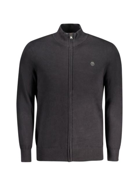 Timberland zip-up high-neck cardigan
