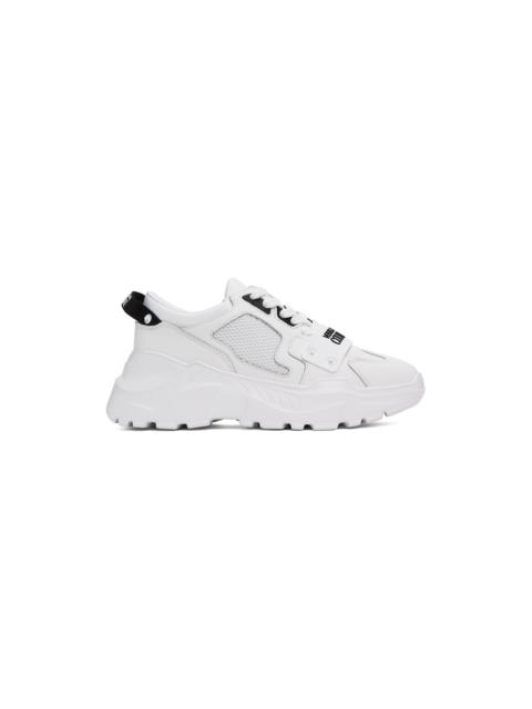 VERSACE JEANS COUTURE White Speedtrack Sneakers
