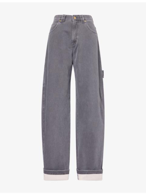 DARKPARK Audrey Barrel-Leg Carpenter Denim Jeans