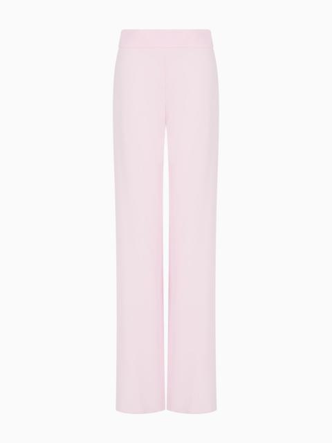 EMPORIO ARMANI Techno cady palazzo trousers