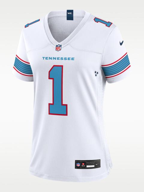 Nike Cameron Ward Tennessee Titans Women's Nike NFL Game Jersey