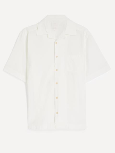 A.P.C. Jude Short-Sleeve Cotton-Linen Shirt