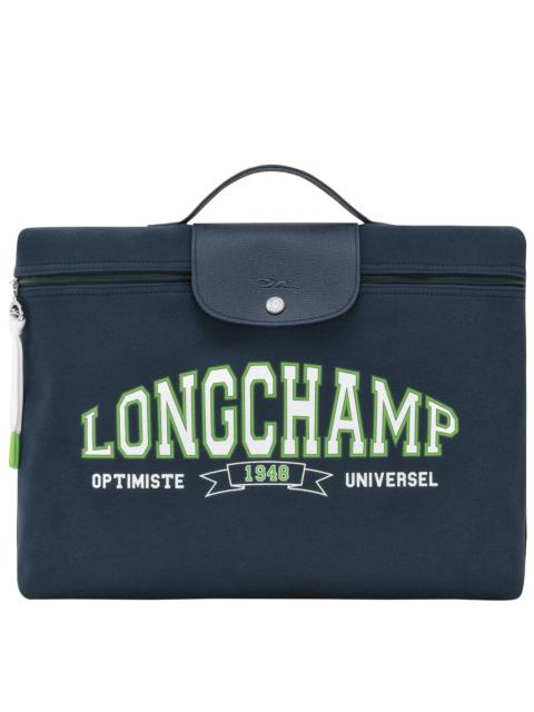 Longchamp Le Pliage Collection Briefcase Navy - Canvas