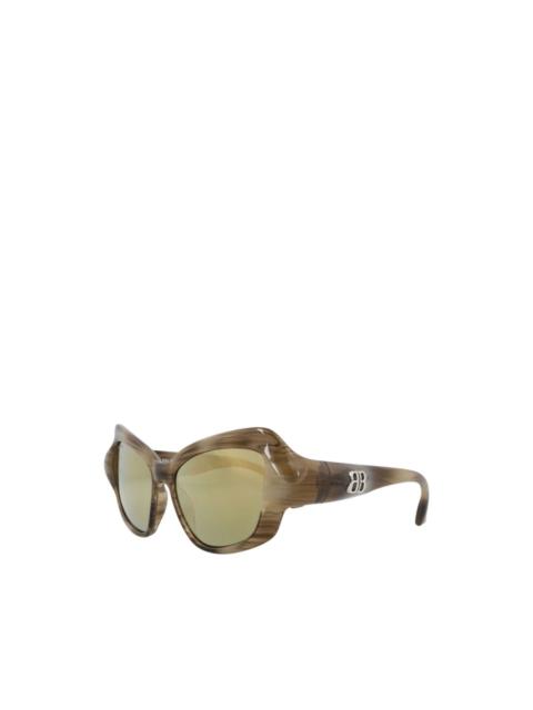 BALENCIAGA oversized-frame sunglasses