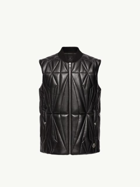 Moncler Moncler + Rick Owens Geocamo Flight Nappa Leather Vest