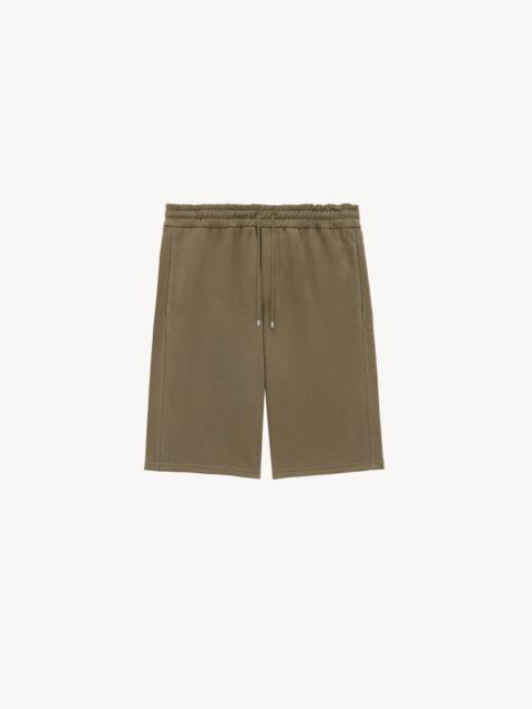 CASSANDRE BERMUDA SHORTS IN COTTON FLEECE