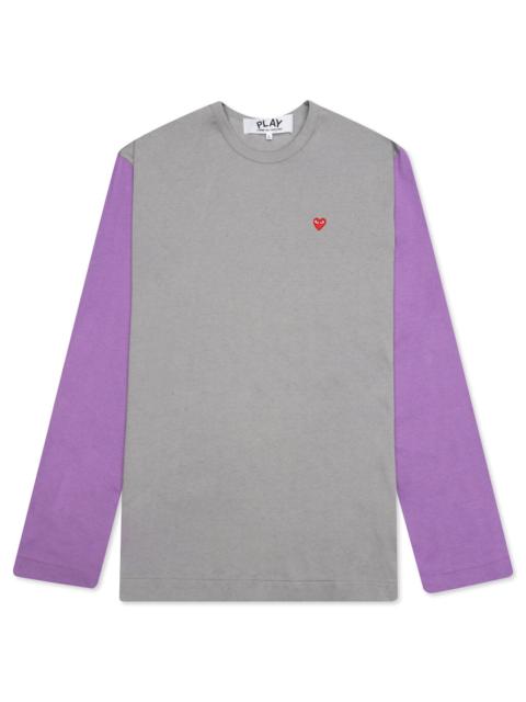 Comme des Garçons PLAY 하트패치 티셔츠