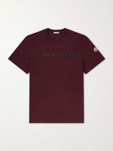 Moncler Logo-Print Cotton-Jersey T-shirt
