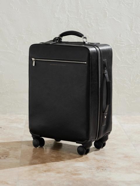Brunello Cucinelli Full-Grain Leather Carry-On Suitcase