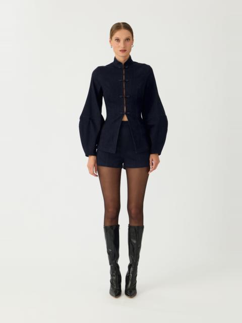 SAU LEE MARTEN DENIM SHORTS