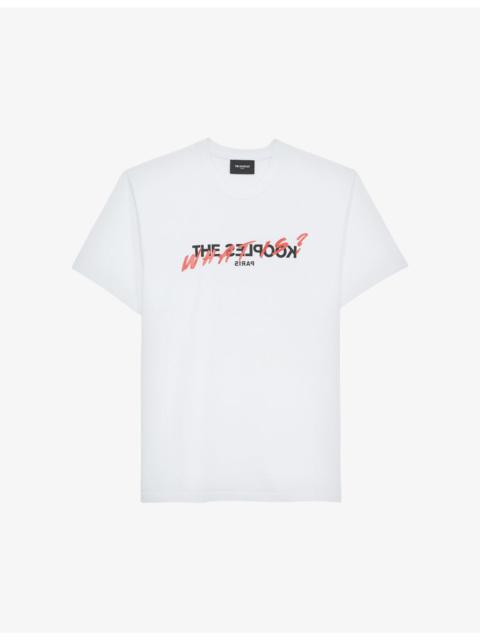 The Kooples Graphic-print cotton-jersey T-shirt