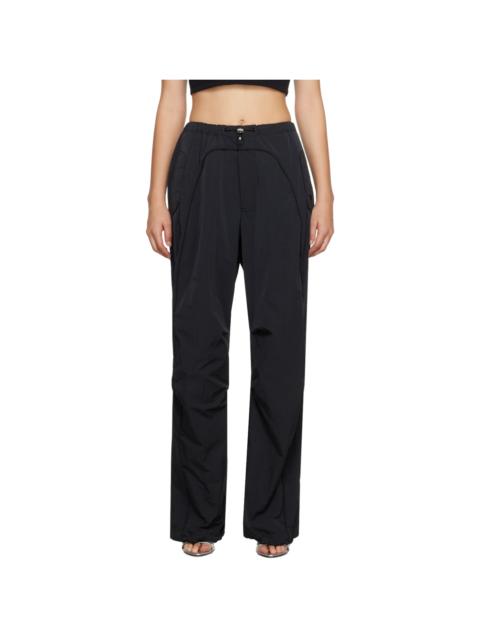 MISBHV Black Loose-Fit Trousers