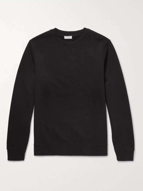Sunspel Brushed Loopback Cotton-Jersey Sweatshirt