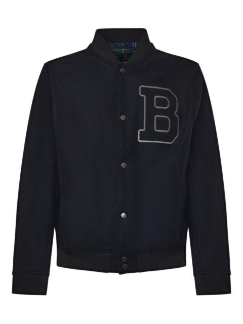 Barbour logo-detail bomber jacket
