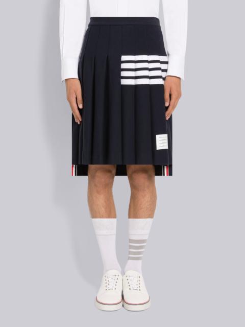 Thom Browne 4-Bar stripe pleated skirt