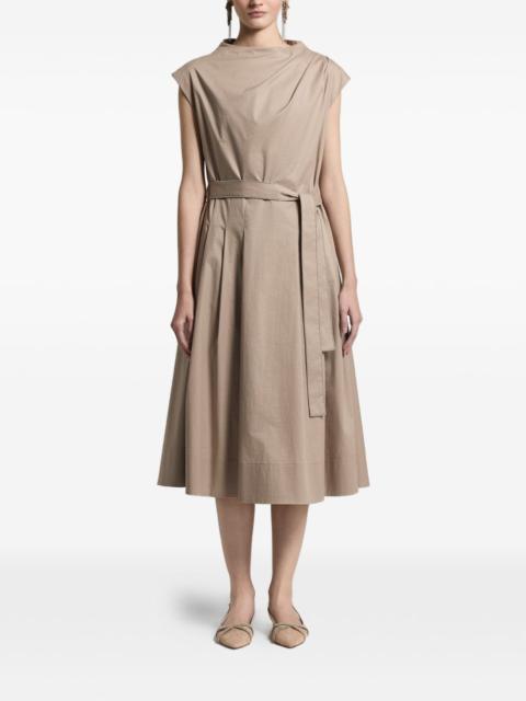 PESERICO belted midi dress