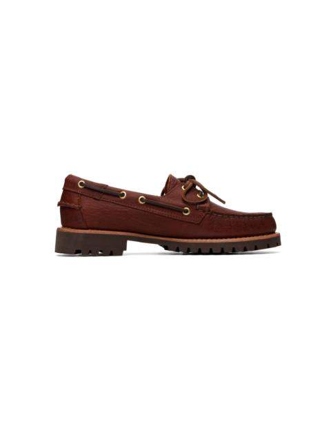 SEBAGO Brown Ranger Artisan Momoth Boat Shoes