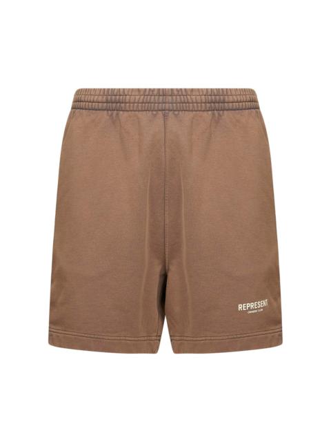 REPRESENT Almond Represent Owners Club shorts