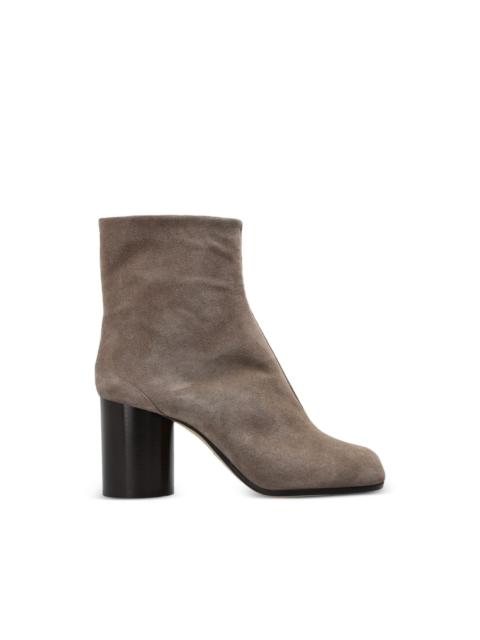 Maison Margiela Suede heeled ankle boots with ‘Tabi’ cut-out