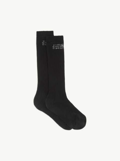 MM6 Maison Margiela Knee-high socks