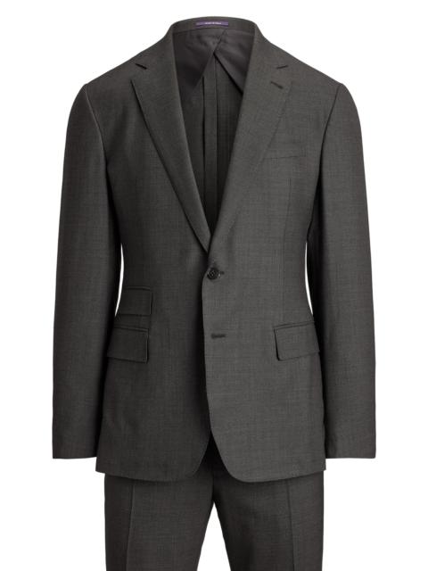 Ralph Lauren Men's Kent Hand-Tailored Wool Birdseye Suit - Charcoal Multi