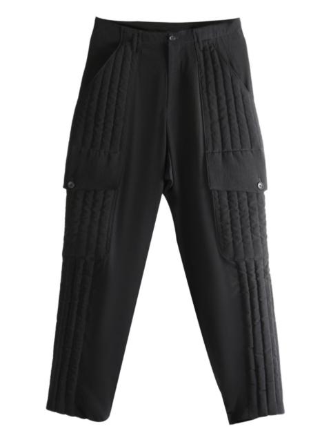 Yohji Yamamoto quilted cargo trousers