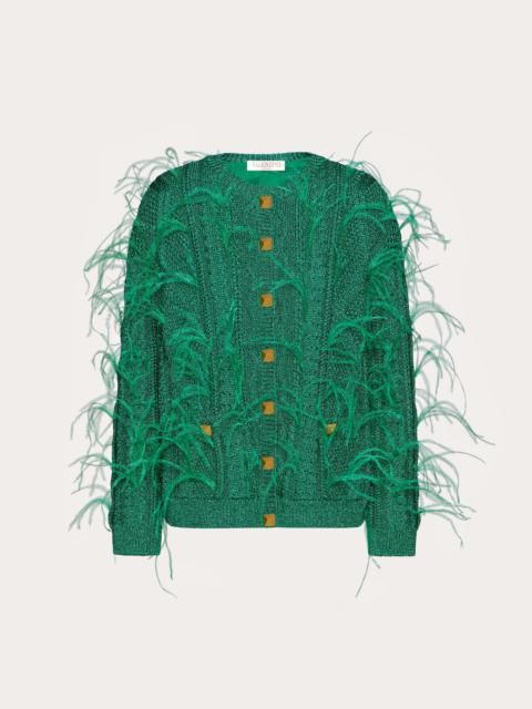Valentino EMBROIDERED LUREX JACKET
