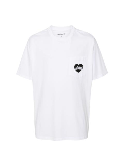 Amour logo-print cotton T-shirt