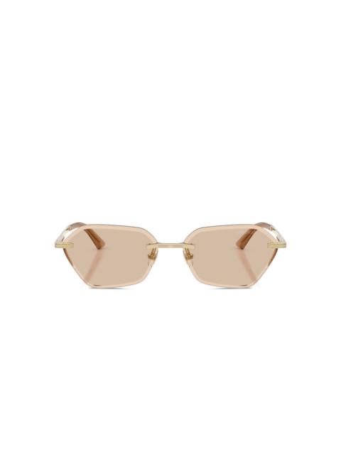 JIMMY CHOO JC4022J geometric-frame sunglasses