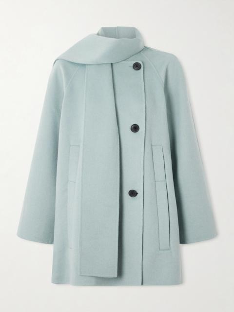 Proenza Schouler Brisa Scarf-detailed Wool-blend Coat