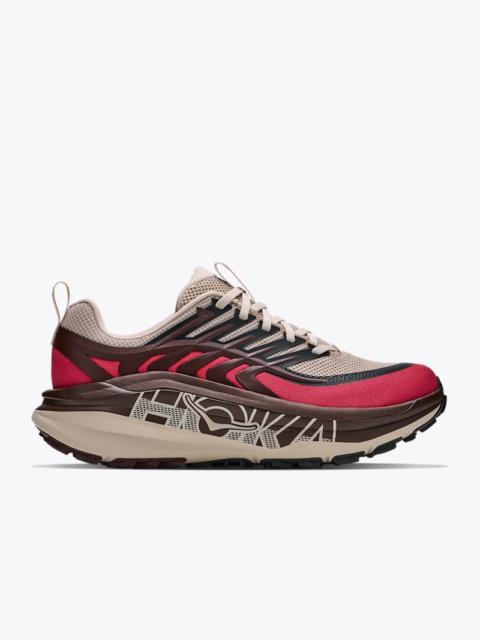 HOKA Men's Stinson 8 Shoes in River Rock Grey/Spiced Chocolate
