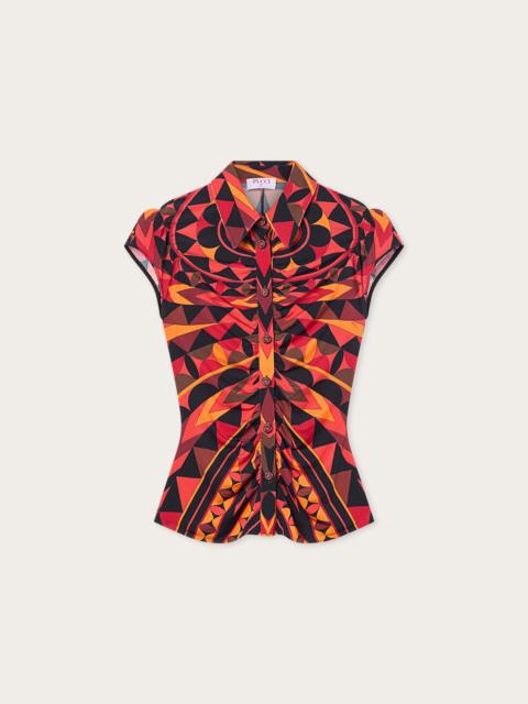 PUCCI MANUBA PRINT BLOUSE