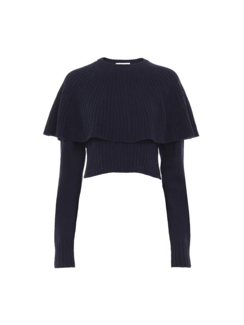 Chloé CAPE SWEATER IN WOOL & CASHMERE