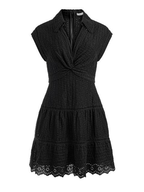 MILA EYELET MINI DRESS