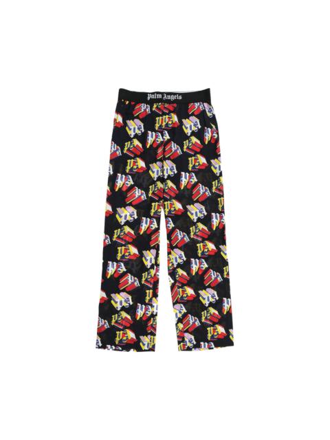 Palm Angels 3D PA Pajama Pants 'Black/Red'