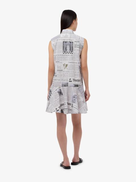 Moschino PRINTED COTTON POPLIN DRESS